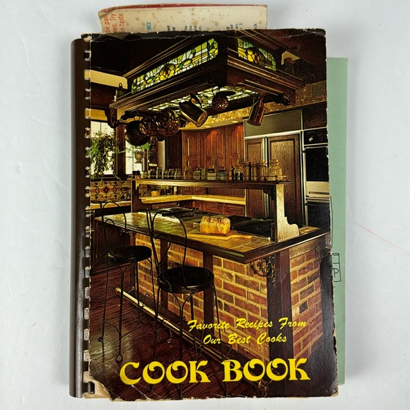 Vtg 80s Cookbook Community School Organization Oakfield Alabama New York - Picture 1 of 15